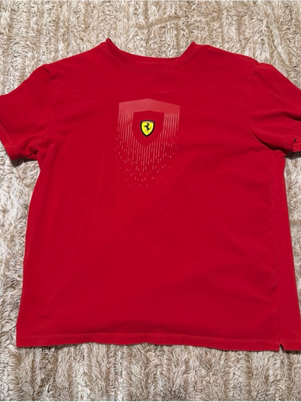 Ferrari Red Kids Graphic Tee
